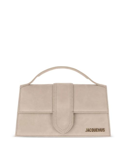 Jacquemus Natural Large The Bambino Magnetic-Closure Crossbody Bag