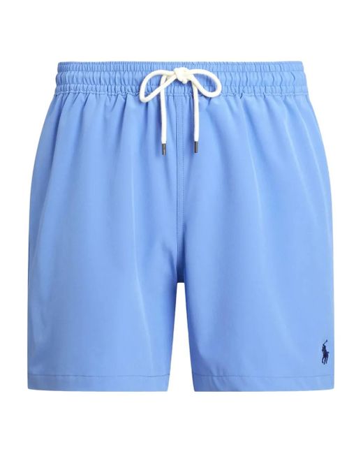 メンズ Polo Ralph Lauren ポロポニー トランクス水着 Blue