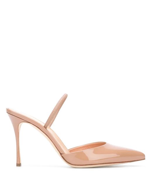 Sergio Rossi Pink Godiva Slingbacks
