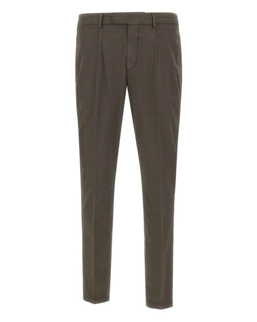 Devore Broek Met Riemlussen in het Gray voor heren