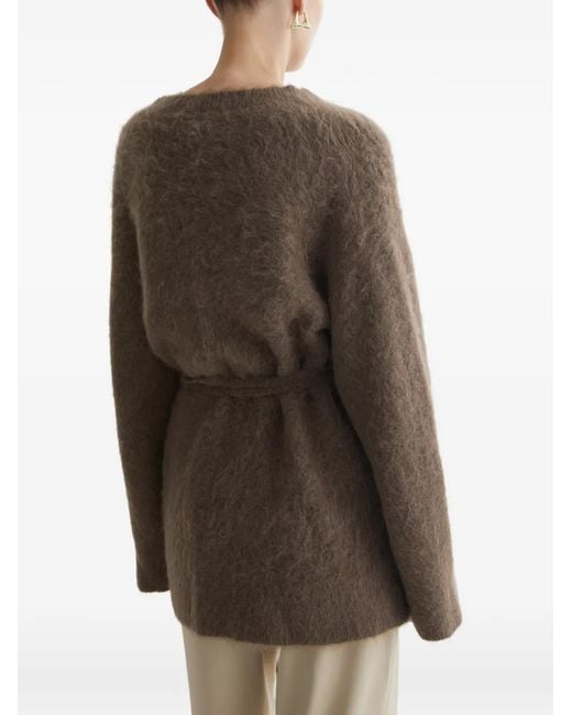 Cardigan Ceinturé À Col V Aeron en coloris Brown