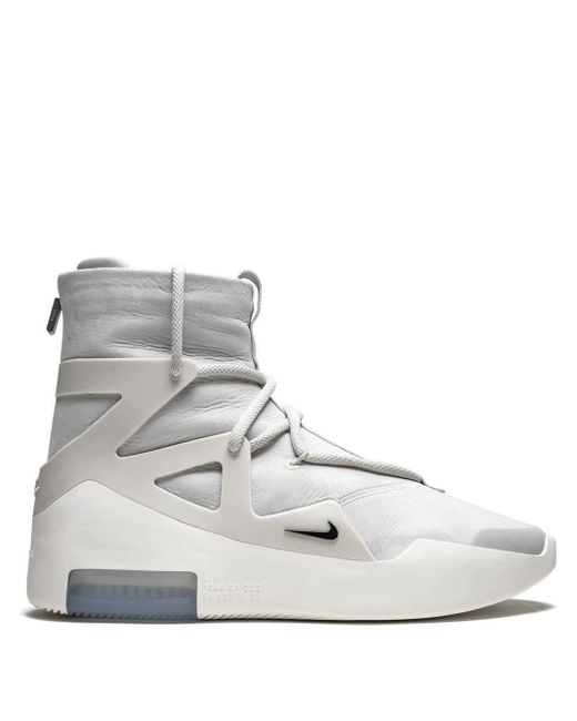 Nike Air Fear Of God 1 "light Bone" Sneakers in Gray for Men | Lyst