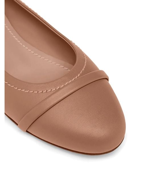Malone Souliers Pink Sabina Ballet Flats