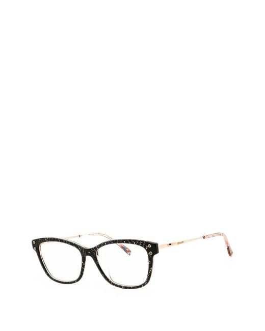 Missoni Black Rectangle-Frame Glasses