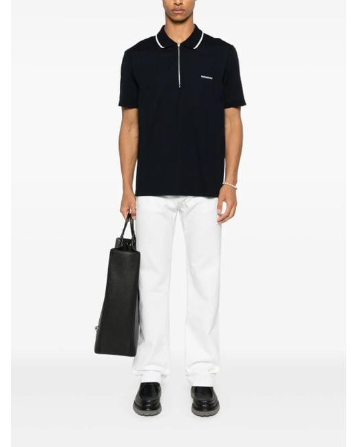 Ferragamo Black Polo Shirts for men