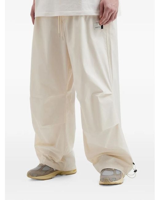 FIVE CM White Drawstring Trousers for men
