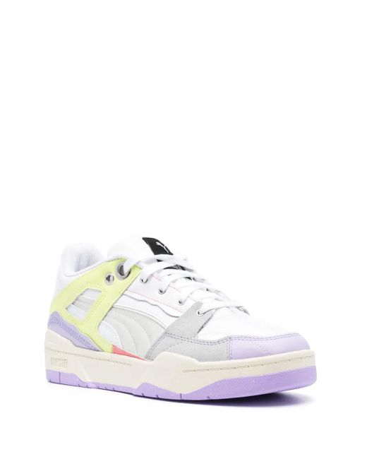 PUMA White X Vogue Slipstream Low-Top Sneakers