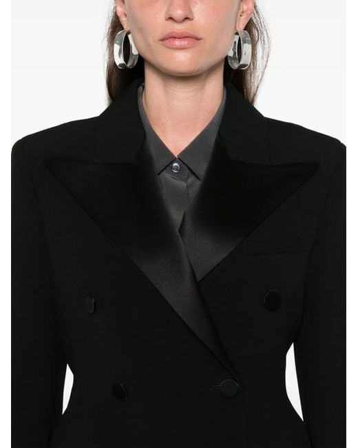 Ermanno Scervino Black Double-Breasted Dinner Jacket