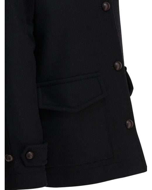Circolo 1901 Black Wool-Blend Coat