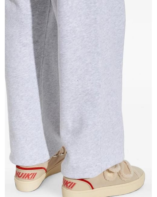 Inuikii Natural Lila Shearling Low Touch-Strap Sneakers