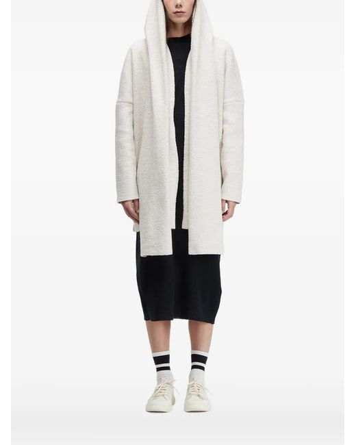 Osklen White Hooded Long Sleeves Cardigan