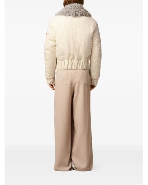 AMI Natural Padded Bomber Jacket