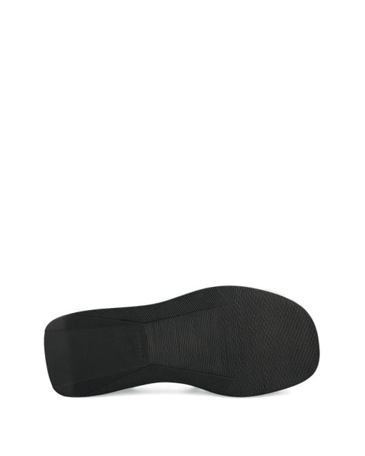 Vagabond Black Crossover Platform Sandals