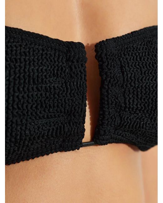 Bondeye Black Blake Texture Bikini Top