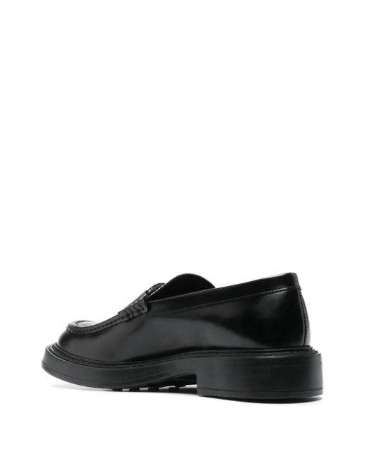 Tod's Black Flat Shoes for men