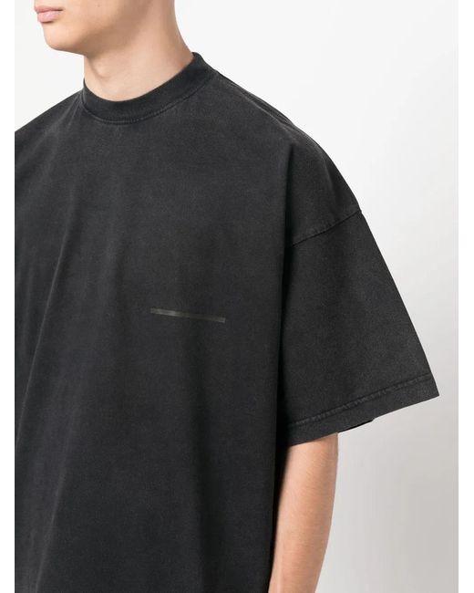 Balenciaga Black Strike 1917 Print T-Shirt for men
