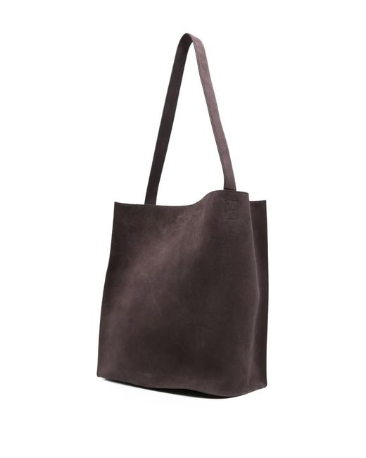 Studio Nicholson Black Suede Shoulder Bag