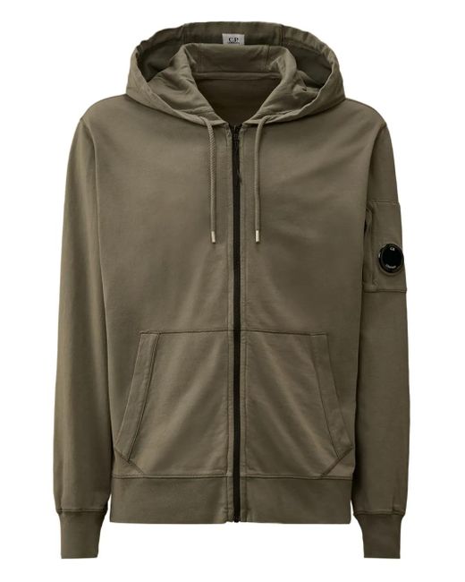 C P Company Hoodie Met Rits in het Green voor heren