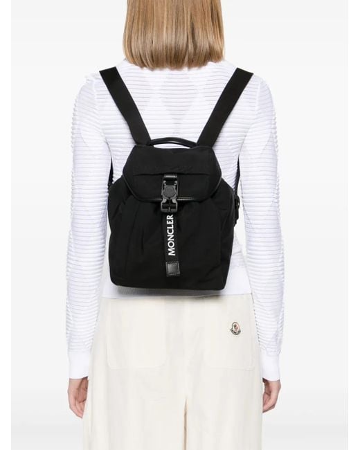 Moncler Black Trick Drawstring Backpack
