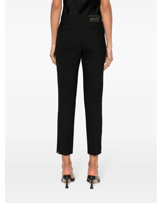 Maison Close Pantalon Van Scheerwol in het Black