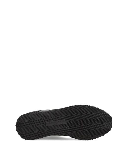 Philippe Model Black Low Leather Trainers for men