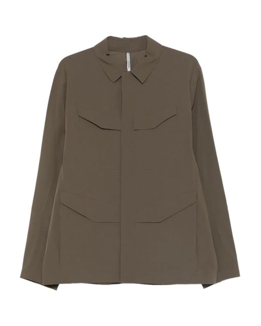 Veilance Shirtjack Met Klepzak in het Green voor heren