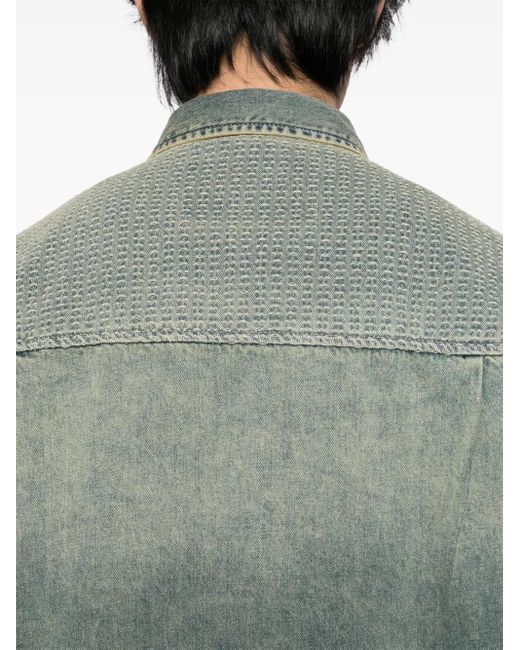 Musium Div. Blue Denim Shirt for men