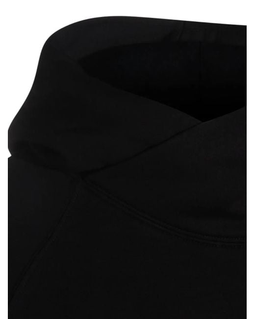 Thom Krom Hoodie mit dragierten Ärmeln in Black für Herren