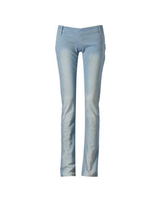 Miss Sixty Blue Jean X Mowalola À Effet Délavé