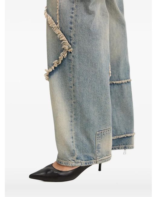 Vaqueros Con Diseño Patchwork ARMANI EXCHANGE de color Gray