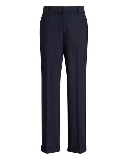 Polo Ralph Lauren Blue Cuffed Trousers