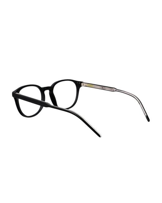 Giorgio Armani Brown Round-Frame Glasses for men