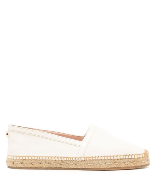 Bally Urdy Nappa Leather Espadrilles Natural