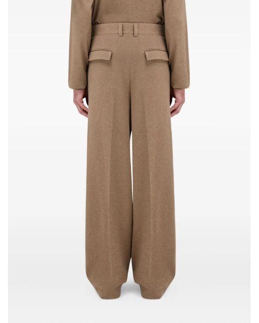 Ferragamo Natural Jersey Interlock Tailored Trousers for men