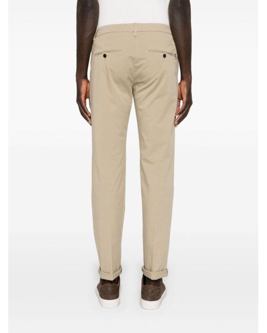 Dondup Natural Low-rise Cotton Chinos for men