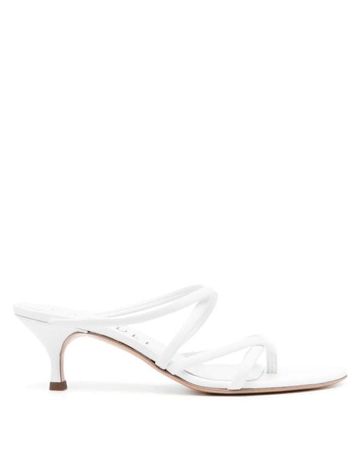 Casadei White Lucrezia Sandals