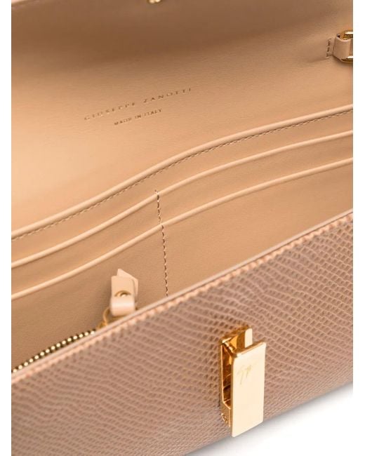 Giuseppe Zanotti Natural Flutie Clutch Bag
