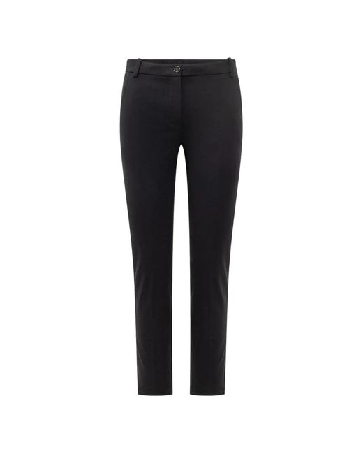Pinko Black Bello Slim-Fit Trousers