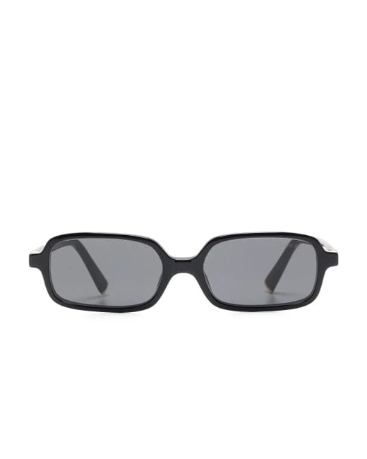 Lunettes De Soleil À Monture Rectangulaire Miu Miu en coloris Gray