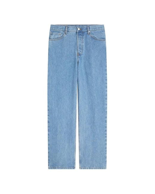 Dries Van Noten Blue Loose-Fit Jeans for men