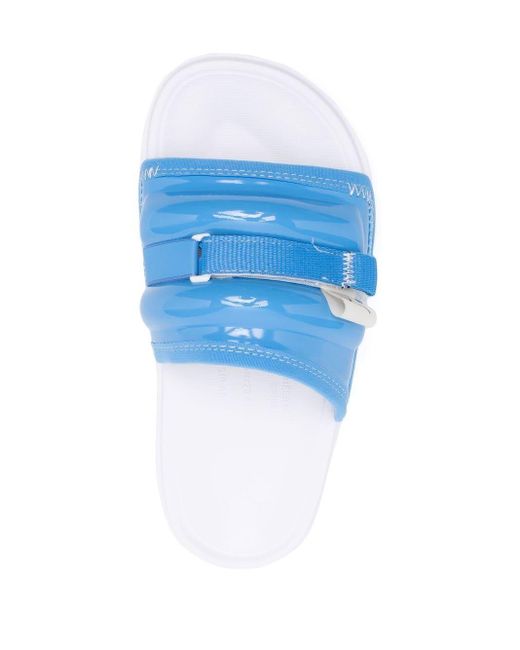 blue jordan sandals