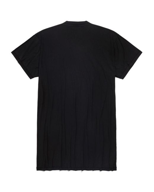 Balenciaga Black Inside-out Unity T-shirt Dress