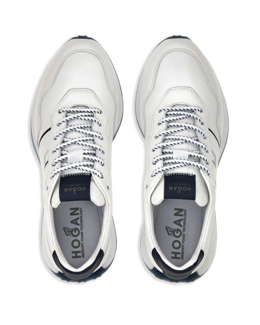 Hogan Sneakers Met Logopatch in het White voor heren