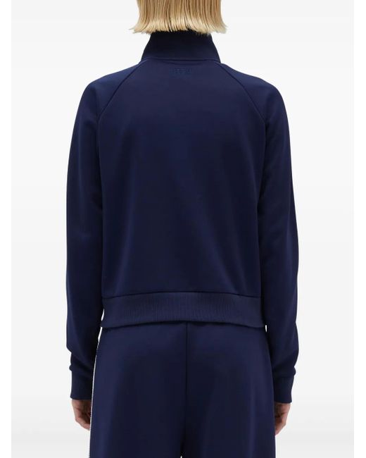 MSGM ストライプディテール スウェットシャツ Blue