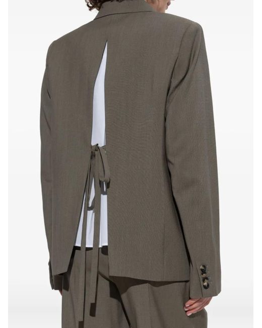 Loewe Gray Wool Blazer