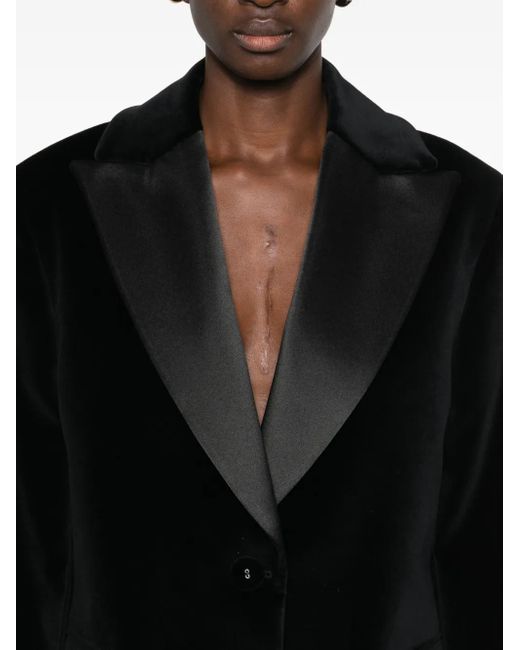 Blazer À Col Châle LES FILLES D'EVA en coloris Black