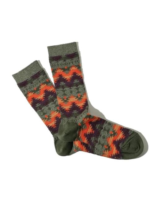 Anonymous Ism Green Wigwam Jq Crew Socks