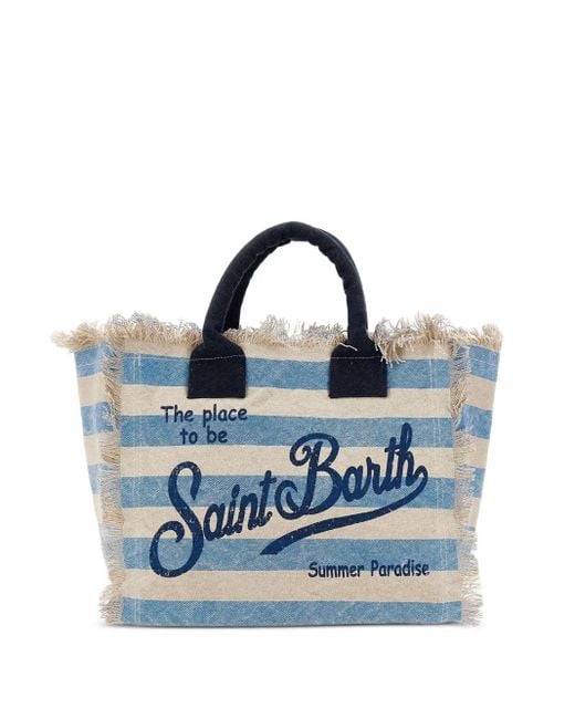 Mc2 Saint Barth Blue Vanity Tote Bag