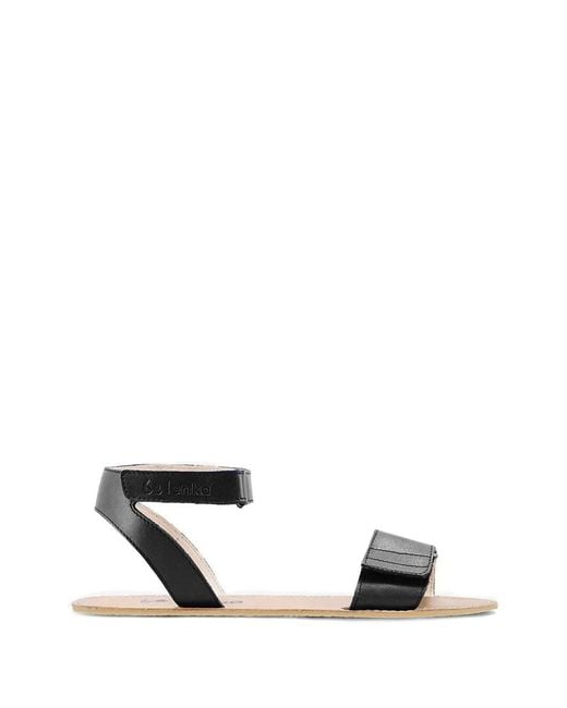 Be Lenka White Iris Touch-Strap Sandals