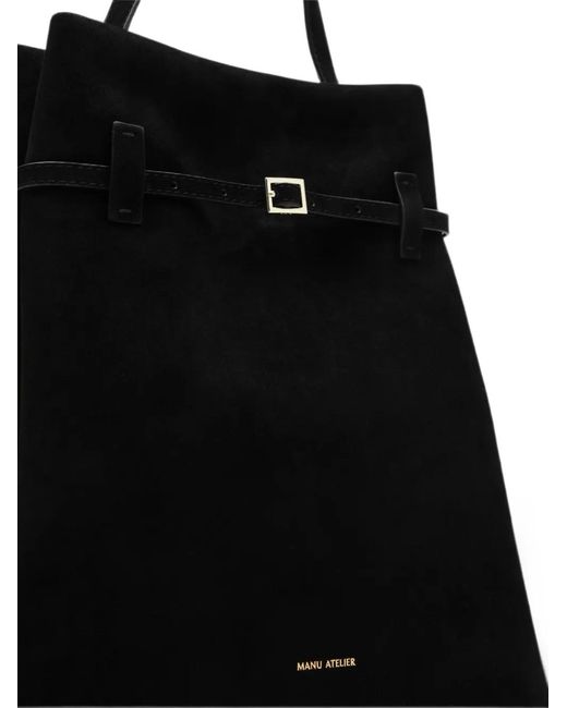 MANU Atelier Black Tote Du Jour Tote Bag